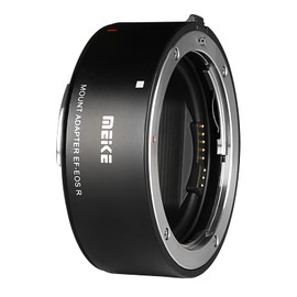 Meike Metal Lens Adapter EF-EOSR Supports Full Frame and Auto Focus Mount Converter for Canon EF Lenses to EOS-R EOS-RP R5 R6 R7 and RED Komodo Cameras