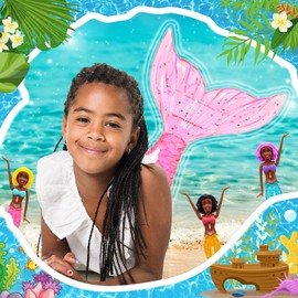 TOPWAYS Diving Toy for Children, Diving Toy Pool Toy, Diving Mermaid, Diving Torpedo, Mermaid Diving Toy for Underwater Play and Diving Training of Children (3 Pieces Long Hair)