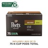 Peet's Coffee Decaf Dark Roast K-Cup Pods, House Blend, 75