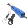 Qiilu Accesorio para Taladro Remachador, Adaptador de Conector de Conversión