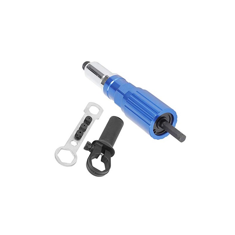 Qiilu Accesorio para Taladro Remachador, Adaptador de Conector de Conversión