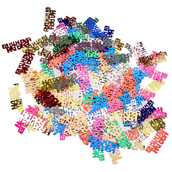 Folat 5334 Tischkonfetti Happy Birthday Text Deko Konfetti Geburtstag Party