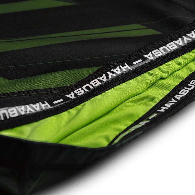 Hayabusa Metaru Long Sleeve Jiu Jitsu Rashguard - Green, Small