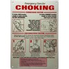 EMERGENCY CARE FOR CHOKING POSTER SIGN (white, RUST Free Aluminium,