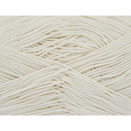 King Cole Giza Cotton Knitting Yarn 4 Ply 2191 Cream - per 50 gram ball