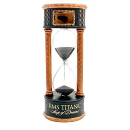 Titanic Authentic Coal Hourglass