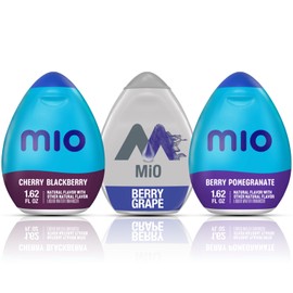 Mio Water Enhancer | Sugar Free Liquid Flavoring, 1.62 fl. oz (Pack of 3) | Choose Variety Pack from Exotic Flavors, Caffeine, Electrolytes, or Vitamins | Ships in Aromatik™ Damage-Proof Box (3 Pack, Berry Mix)