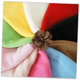 Angoily 10Pcs Colorful Patchwork Fleece Fabric for DIY Crafting Soft Sewing Material for Home Decor Random Colors for Handmade Projects and Accessories for Women