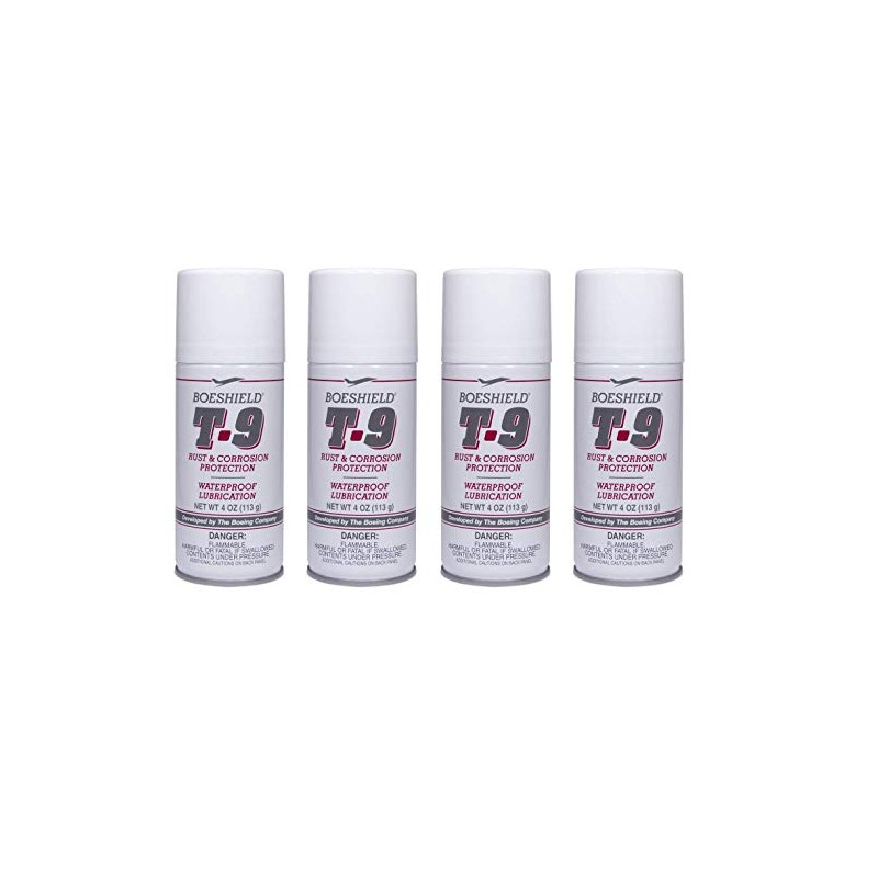 BOESHIELD T-9 Rust & Corrosion Protection/Inhibitor and Waterproof Lubrication, 4
