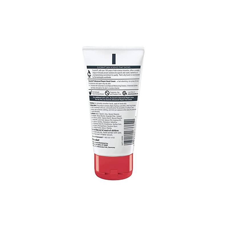 Eucerin Advanced Repair Hand Creme 2.7 oz (Pack of 2)