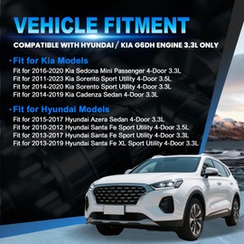 3.3 Engine Head Gasket Set with Bolts Kit Fit for 2011-2023 Kia Sorento/Sedona/Cadenza, for 2010-2019 Hyundai Santa Fe/Azera 3.3L 3.5L 223113CGA0