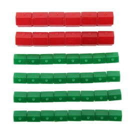 Hotel Game Replacement Pieces, Plastic Hotels Houses Game Pieces Monopoly Replacement Pieces for Game Board
