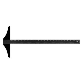 Alumicolor 24-inch Standard Aluminum T-Square for Art Framing & Drafting, Black