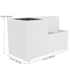 SAFIGLE Hairdressing Tool Storage Organizer Box Removable Compartment 10-Piece Capacity
