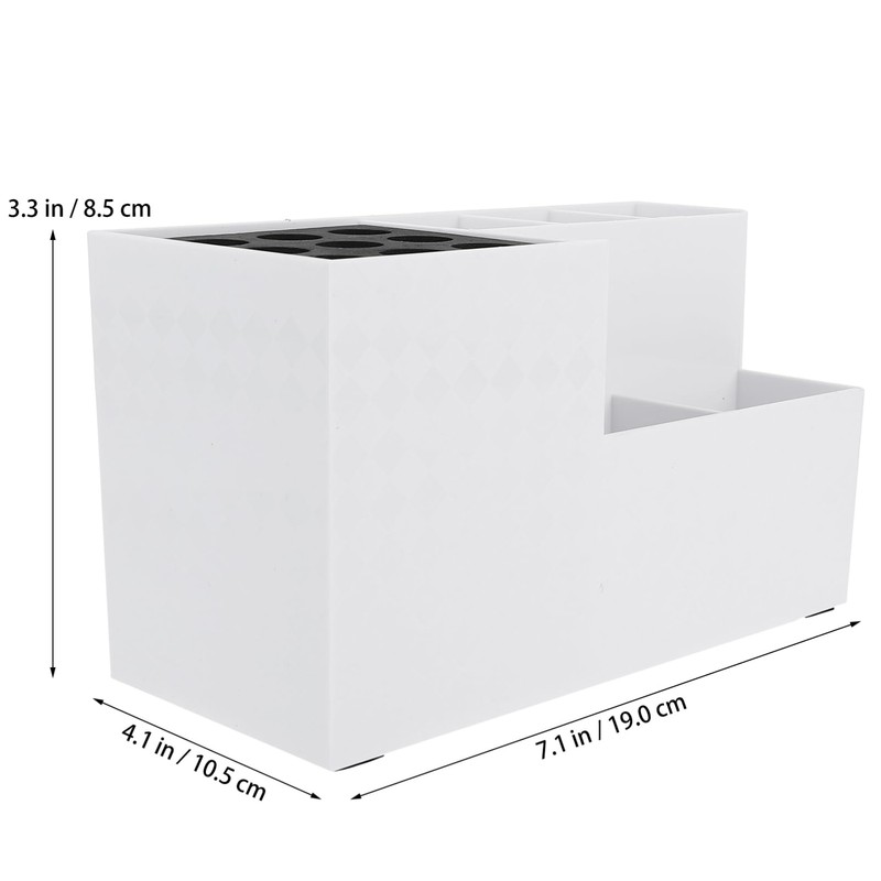 SAFIGLE Hairdressing Tool Storage Organizer Box Removable Compartment 10-Piece Capacity