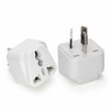 LZLRUN Universal Travel Adapter: US,EU,UK to AU, 3-Pin, White 1PCS