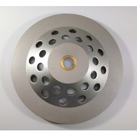 7" Concrete Grinding Cup Wheel 24 Segments - Non Threaded - 7/8-5/8