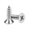 Powlankou 200 Pieces #6 X 1/2'' Phillips Countersunk Flat Head