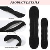 KIRZAX Kit 4 Ciambelle Chignon, Fantastico Strumento per la Creazione