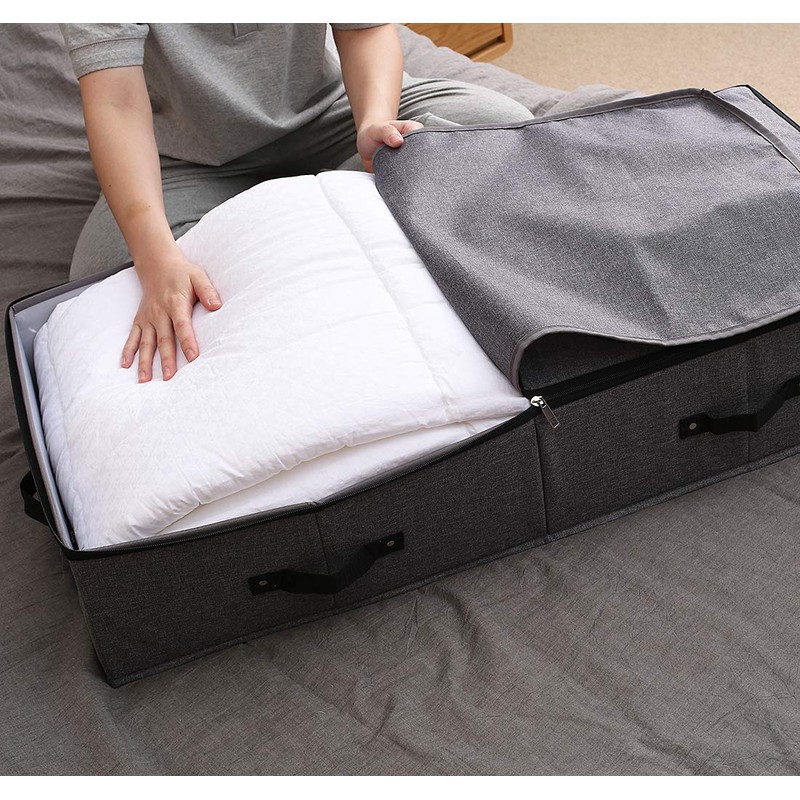 AMJ Extra Length Under Bed Storage Organization Containers for Shoes,