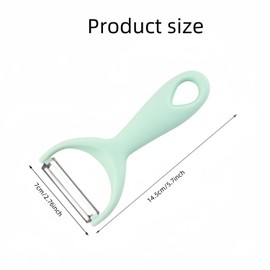 Y-Shaped Vegetable Peeler Set, 3 Pieces, Mint Green/Pink/Black