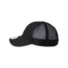 Legacy Lo-Pro Snapback Trucker Cap, Adjustable, Black-Black