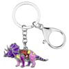 RAIDIN Enamel Alloy Cute Dinosaur Keychain for Women Girls Dragon