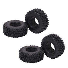 4PCS RC Wheel Tire Rubber Tyre 51mm Diameter for Axial SCX24 1/24 Remote Control Cars