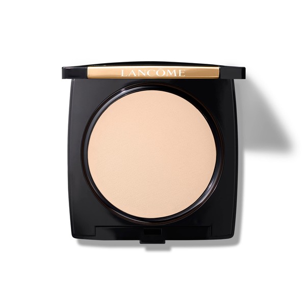 Lancôme Dual Finish Powder Foundation - Buildable Sheer to Full Coverage Foundation - Natural Matte Finish - 320 Amande III Neutral