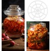 HOLIDYOYO 5pcs Mason Jar Press Tool with Mesh Helper Fermenting