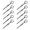 Priostahl 638 _ 10 Nuts Eye Bolt Screw M6 X