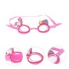 WHAMVOX 1pair Boy Girl Swimming Goggles Anti-fog Cartoon Design for