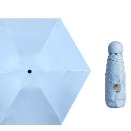 Parasol, Compact, 6.7 inches (17 cm), Women's, Ultra Lightweight, 8.2 oz (235 g), UV Protection, Light Shade, Convenient to Carry, UV Protection, High Strength Fiberglass, 6 Ribs, Sun Protection,