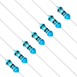 Chanzon 100pcs 1/4W (0.25W) 6.8 Ω ohm 6r8 Metal Film Fixed Resistor 0.01 ±1% Tolerance 6.8R MF Through Hole Resistors Current Limiting Rohs Certificated