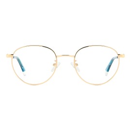 POLAROID Unisex PLD D522/G Sunglasses, Gold Blue, 51, Gold Blue