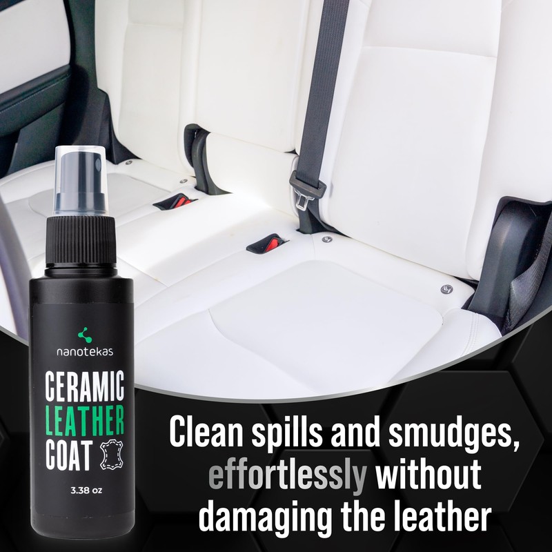 Nanotekas Professional Leather Ceramic Coating - Leather Coating for Car