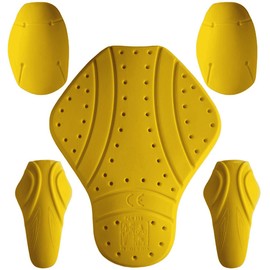 CE Level 2 Certified Armor Pads l Level 2 Approved Back, Shoulder and Elbows Armor Protector Inserts for Motorcycle Jackets