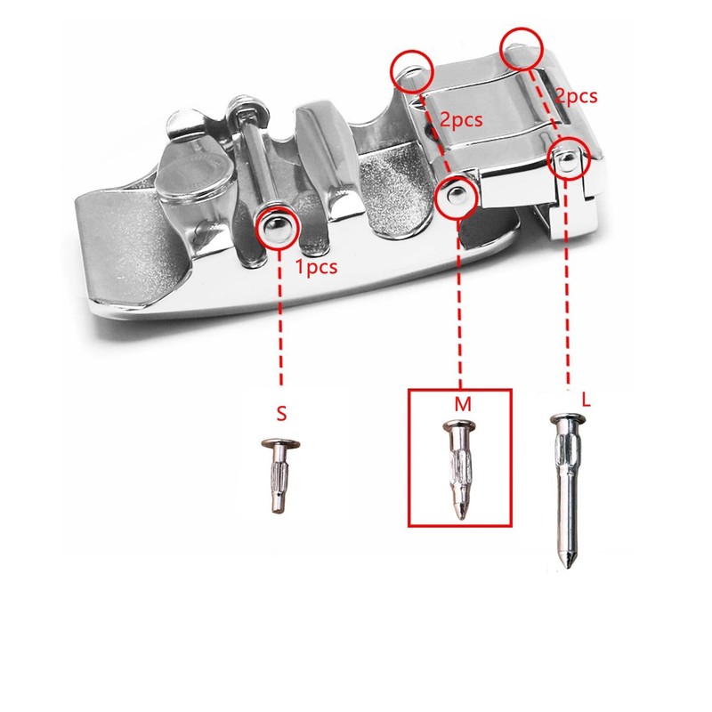 ArrErr 38 Pack Rachet Belt Pin Replacement Screw Side Rivet