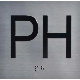 BUILDINGSIGNS.COM PH Floor Elevator Jamb Plate Sign with Braille and Raised ...--REF24-1027