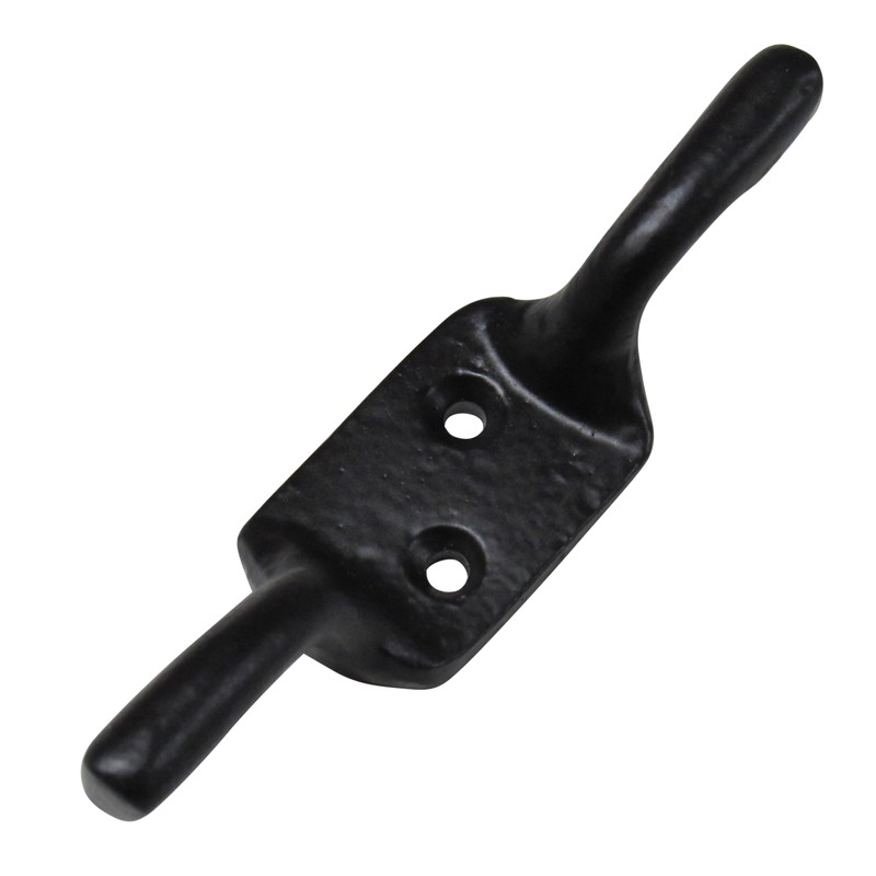 SecureFix Direct Black or Galvanised Cleat Hook 3" - 6"