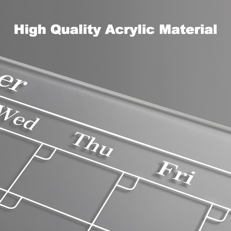 Clear Acrylic Magnetic Monthly / Weekly / Blank Planning Board