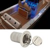 Boat Filler Right Angle Clamshell 316 Stainless Steel Hardware for