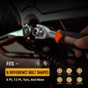 EWK 48-in-1 Universal Ratchet Wrench, 8 Sizes x 6 Shapes,