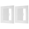 PATIKIL 4x4 inch(95x95mm) Removable Hinged Access Panel, 2 Pcs ABS