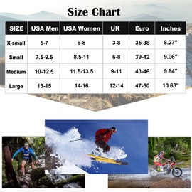 RANDY SUN Waterproof Hiking Socks, Womens Mens Winter Cushioned Trekking Ankle Dry Socks for Soccer Jogging 1 Pair