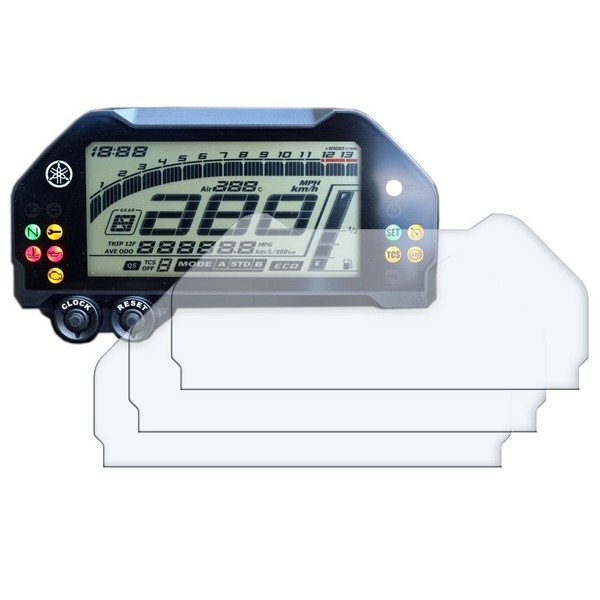 Speedo Angels SAYA63AG Dashboard Screen Protector for Yamaha Niken (2018+), 3 x Anti Glare
