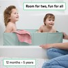 Ingenuity Tuckaway Toddler Folding Tub, Converts Shower to Tub, Folds