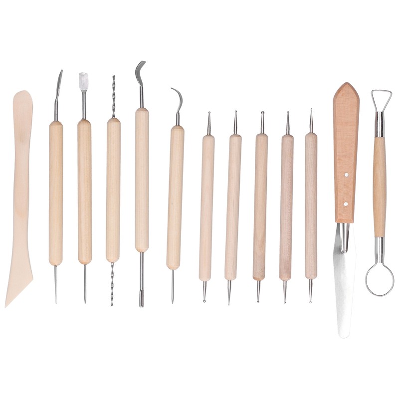 42Pcs Clay Tools Set Pottery Sculpting Carving Trimming Scraper Knife