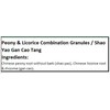 Sun Ten Peony & Licorice Combination 608 Granules (shao yao