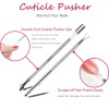 Hoewina Gel Polish Remover Tools Kit Brush, Cuticle Pusher &